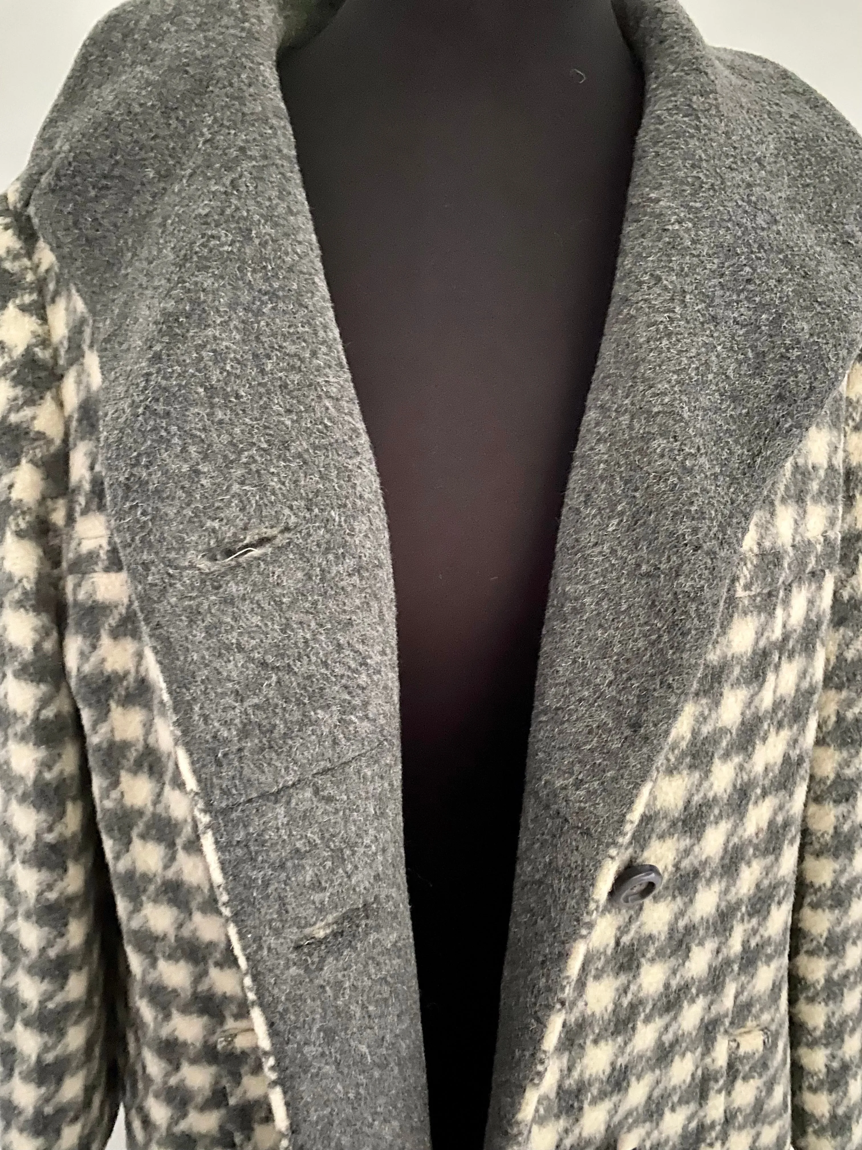 1960s Zachs, East Liverpool Houndstooth Coat