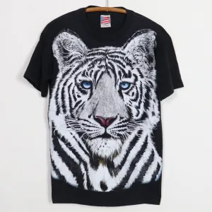 1992 White Tiger Big Print Shirt