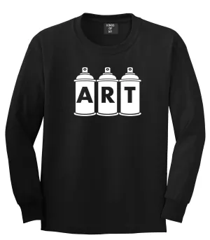 Art graf graffiti spray can paint artist Long Sleeve T-Shirt