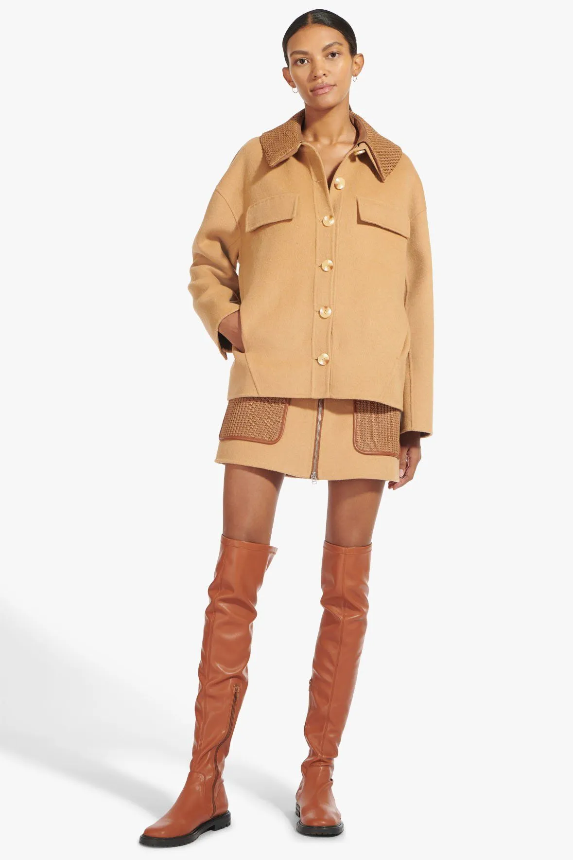 BALBOA JACKET | CAMEL TAN