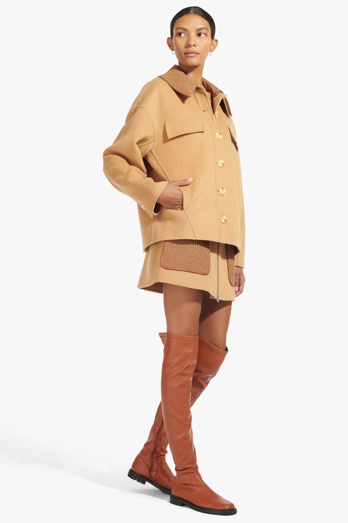 BALBOA JACKET | CAMEL TAN