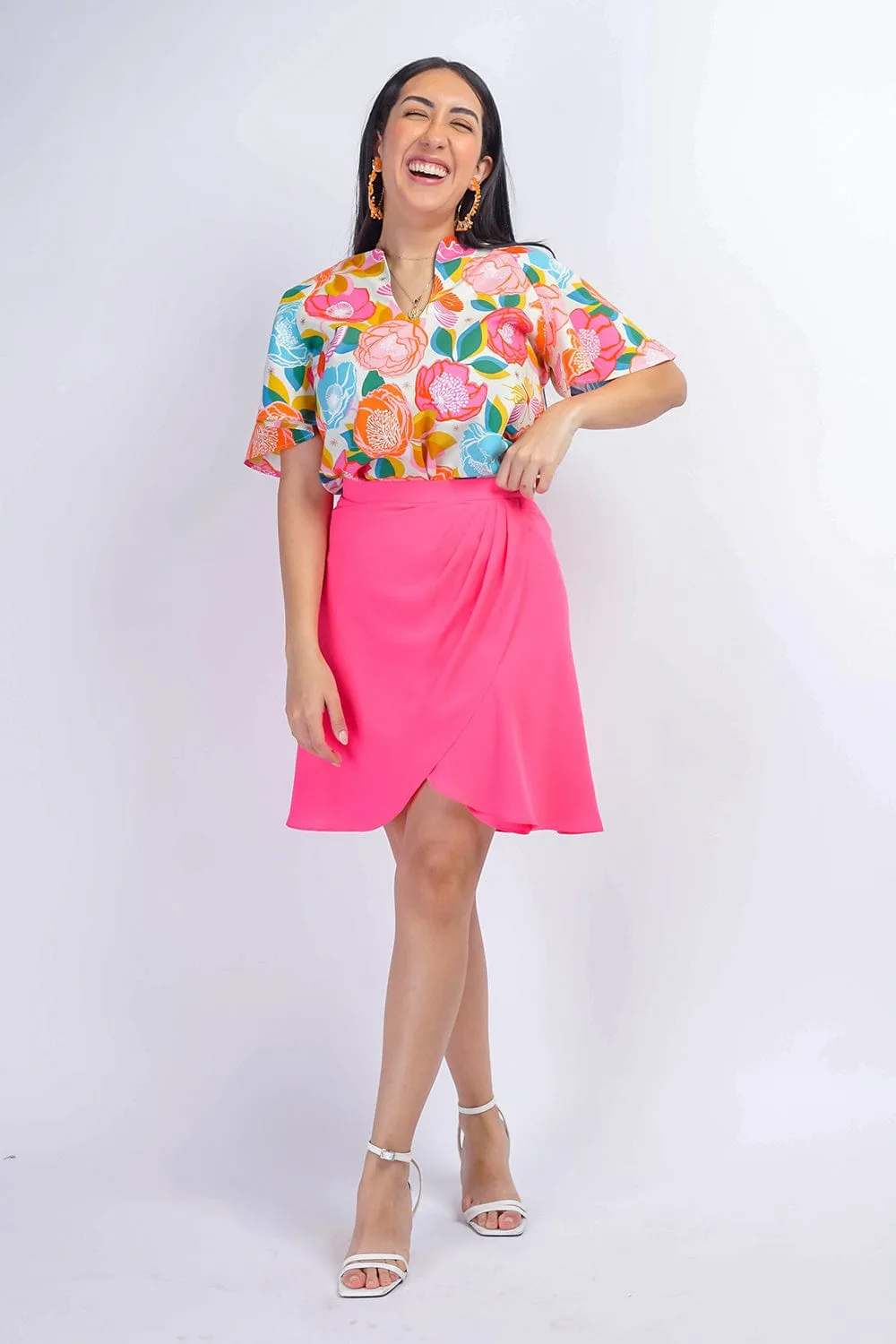 Barbie Pink Wrapped Kree Skirt