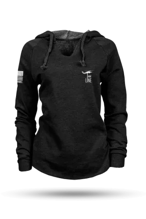 Basic - Lightweight Women's V-Neck Hoodie