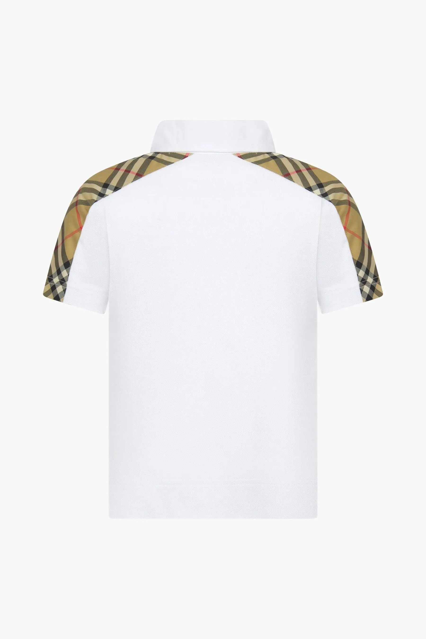 Burberry Boys Cotton Branded Polo Shirt