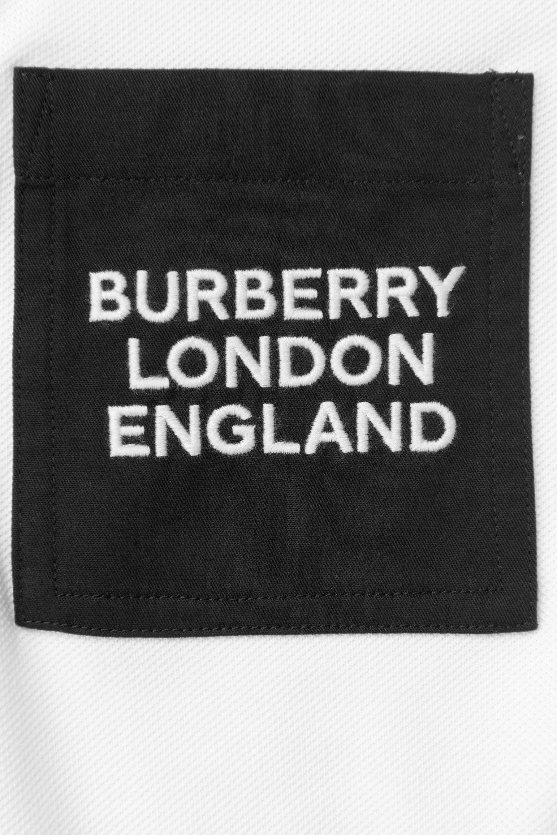 Burberry Boys Cotton Branded Polo Shirt