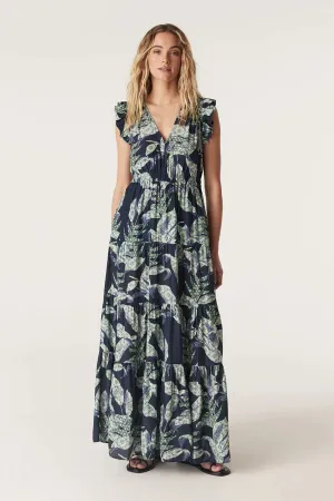 Cable - Havana Maxi Dress - Navy Floral