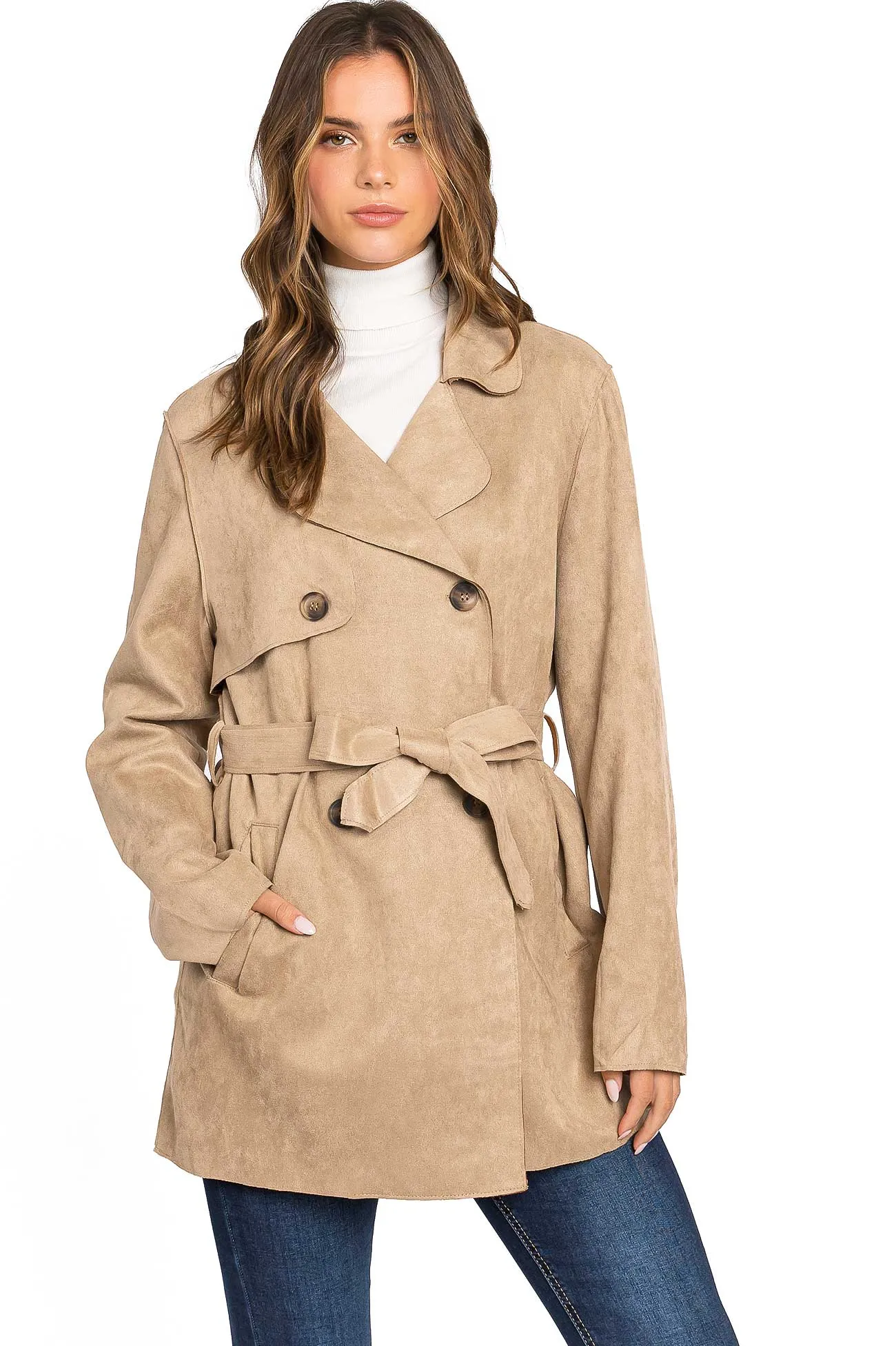 Cambridge Faux Suede Coat