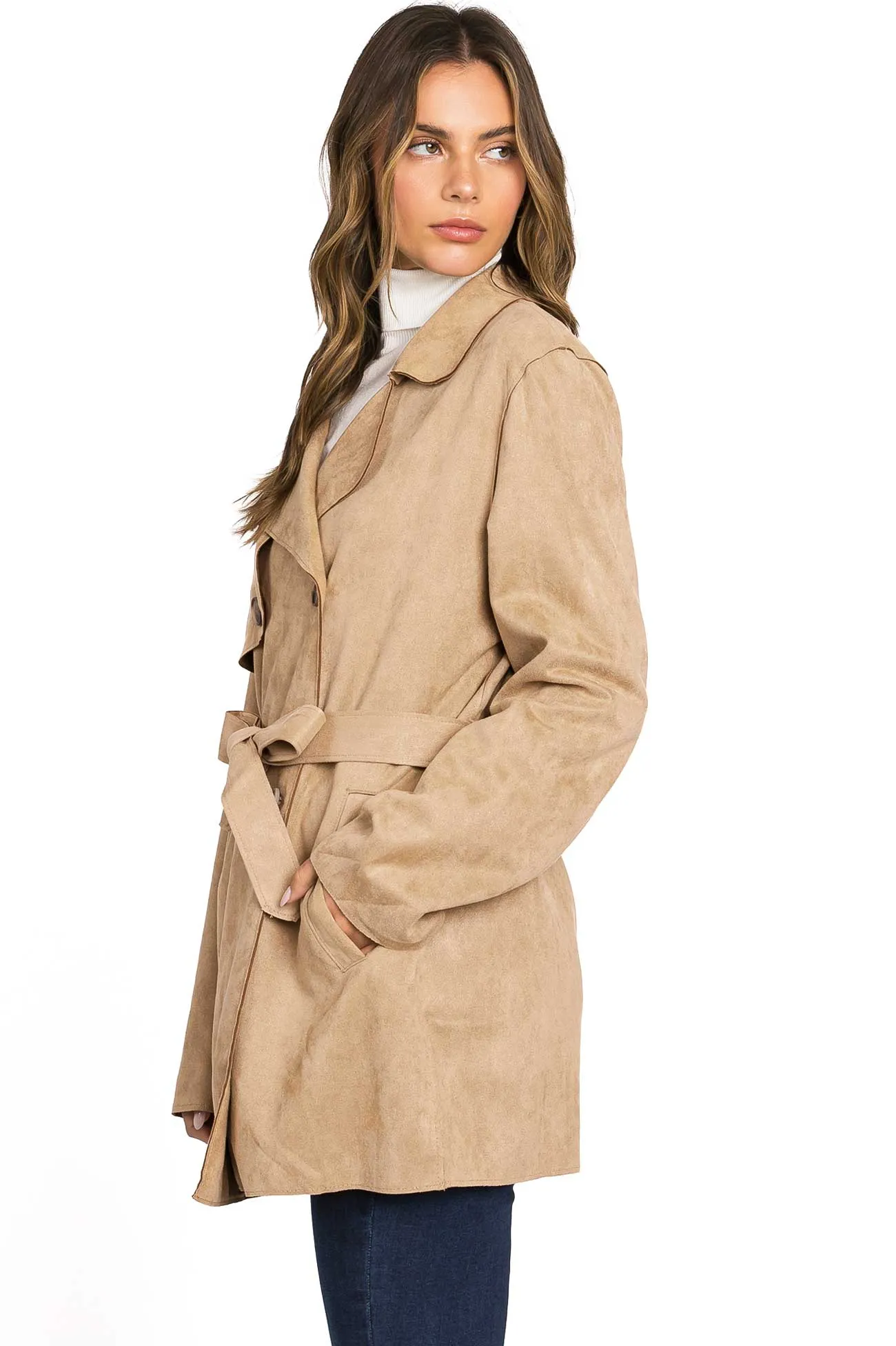 Cambridge Faux Suede Coat