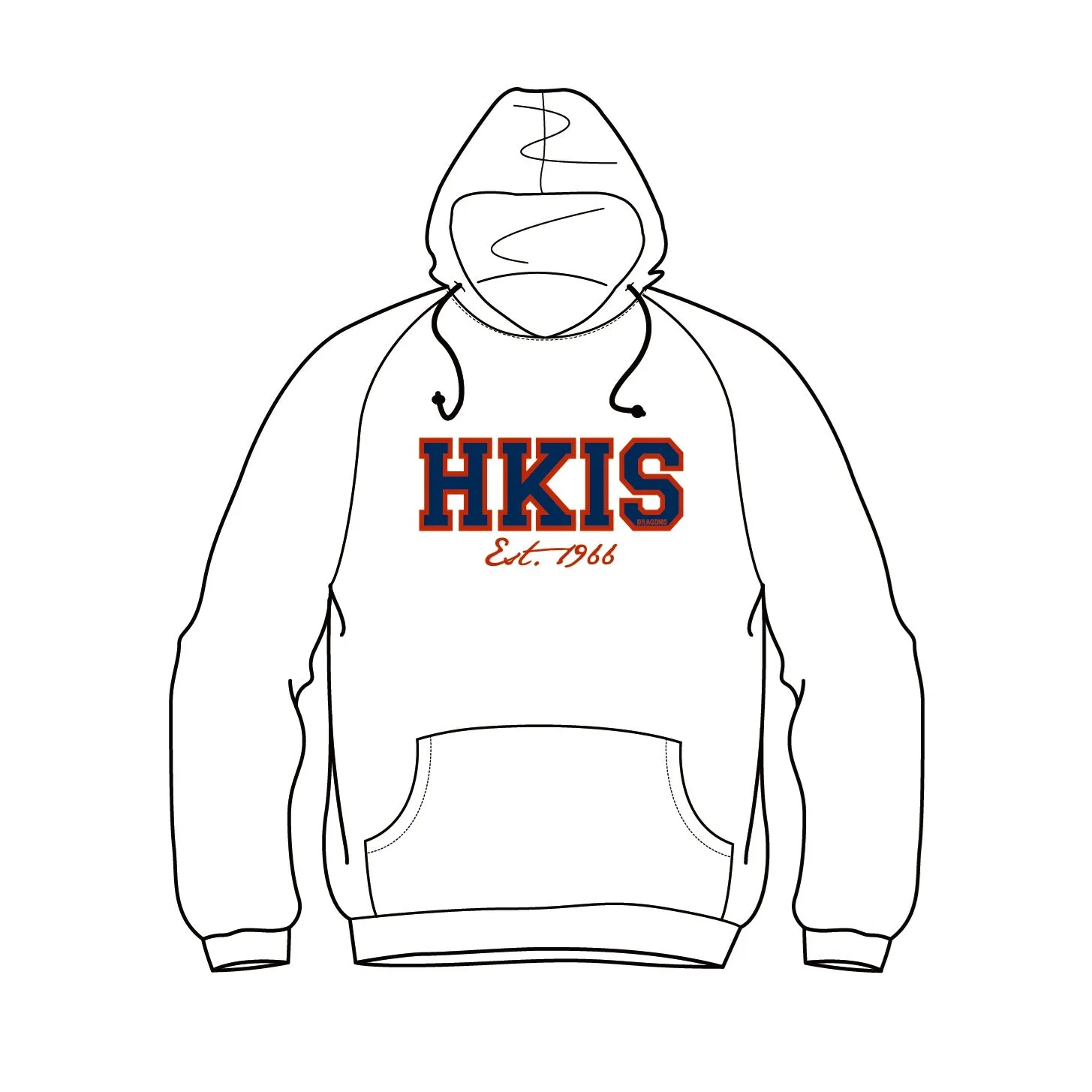 Collegiate Hoodie Sweatshirt