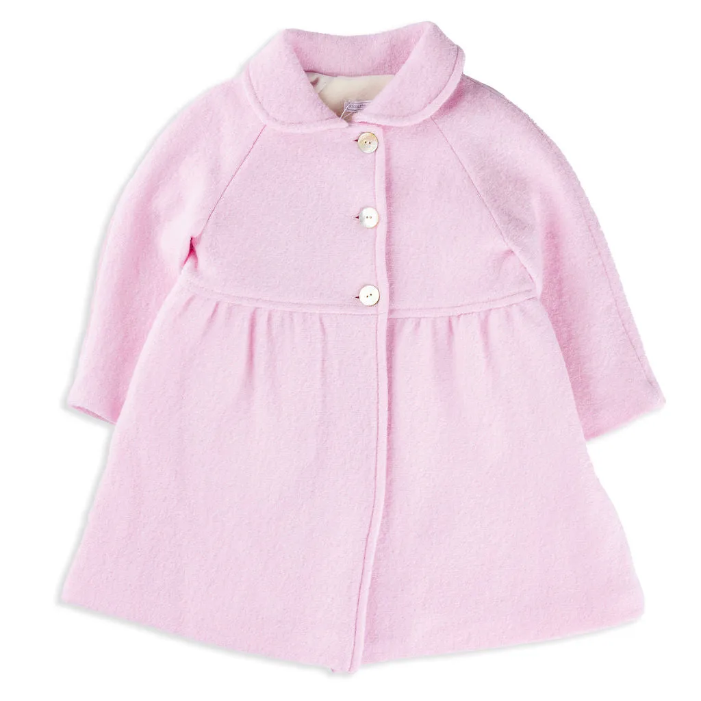 Dafne Pink Wool Coat