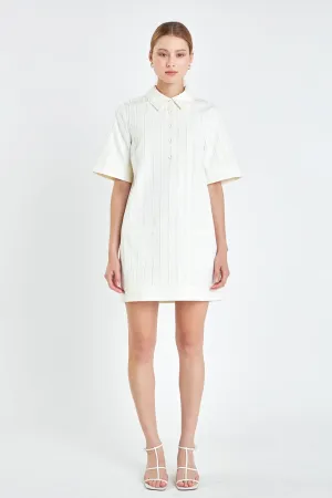 English Factory - Textured Tunic Dress