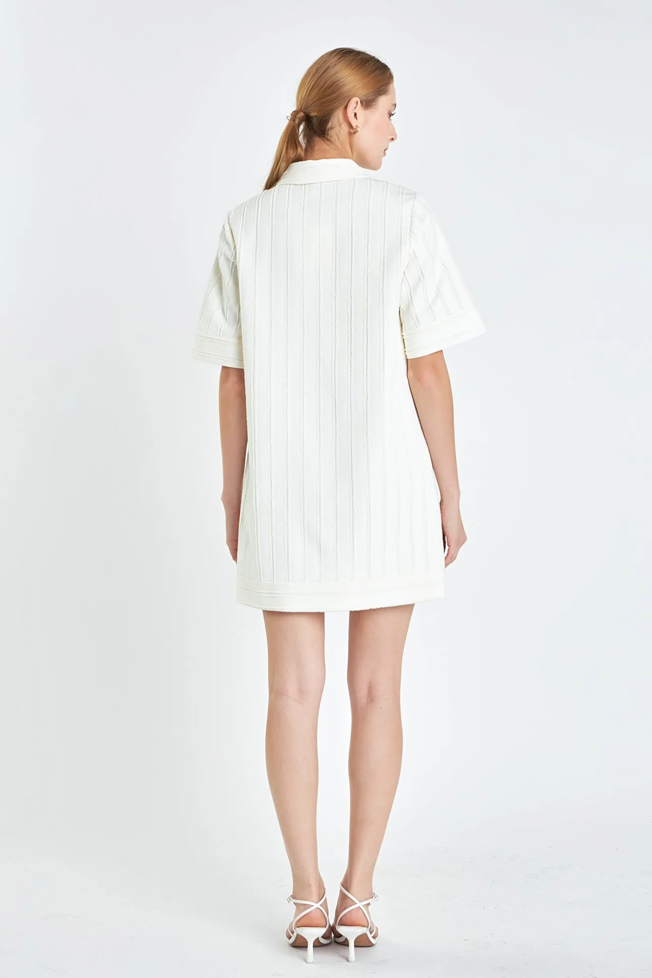 English Factory - Textured Tunic Dress