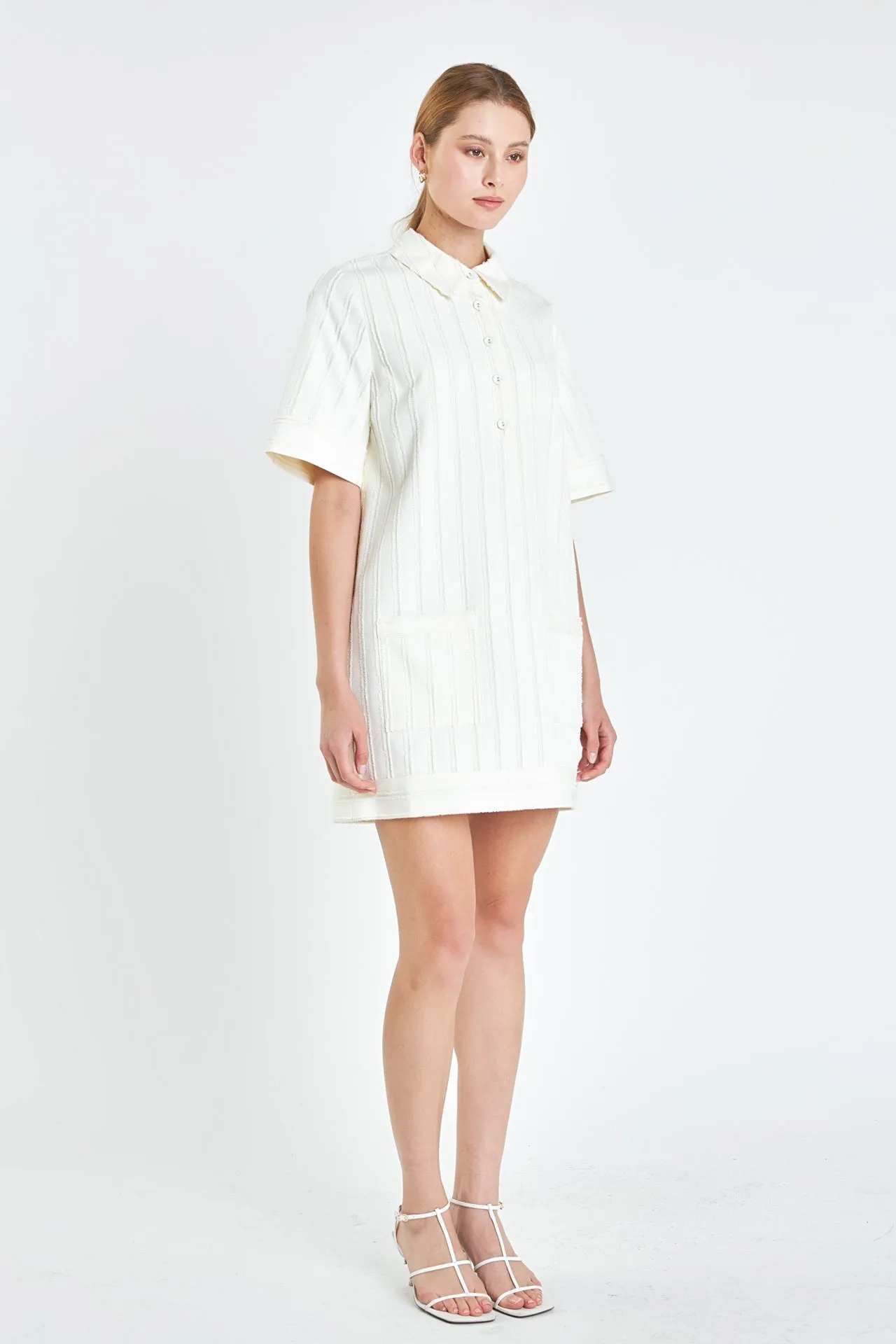 English Factory - Textured Tunic Dress