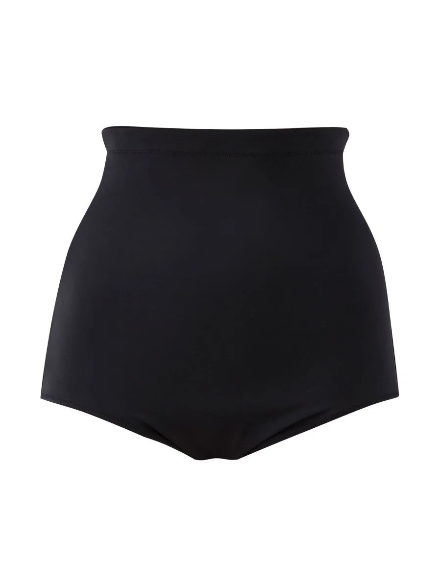 Essentials High Waist Bikini Brief - Black