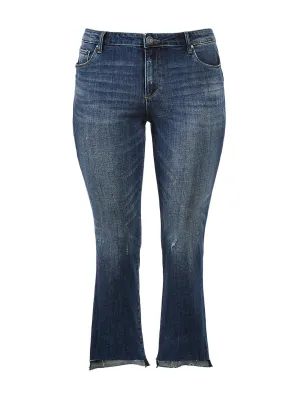 Glory Wash Reese Raw Hem Ankle Straight Leg Jean