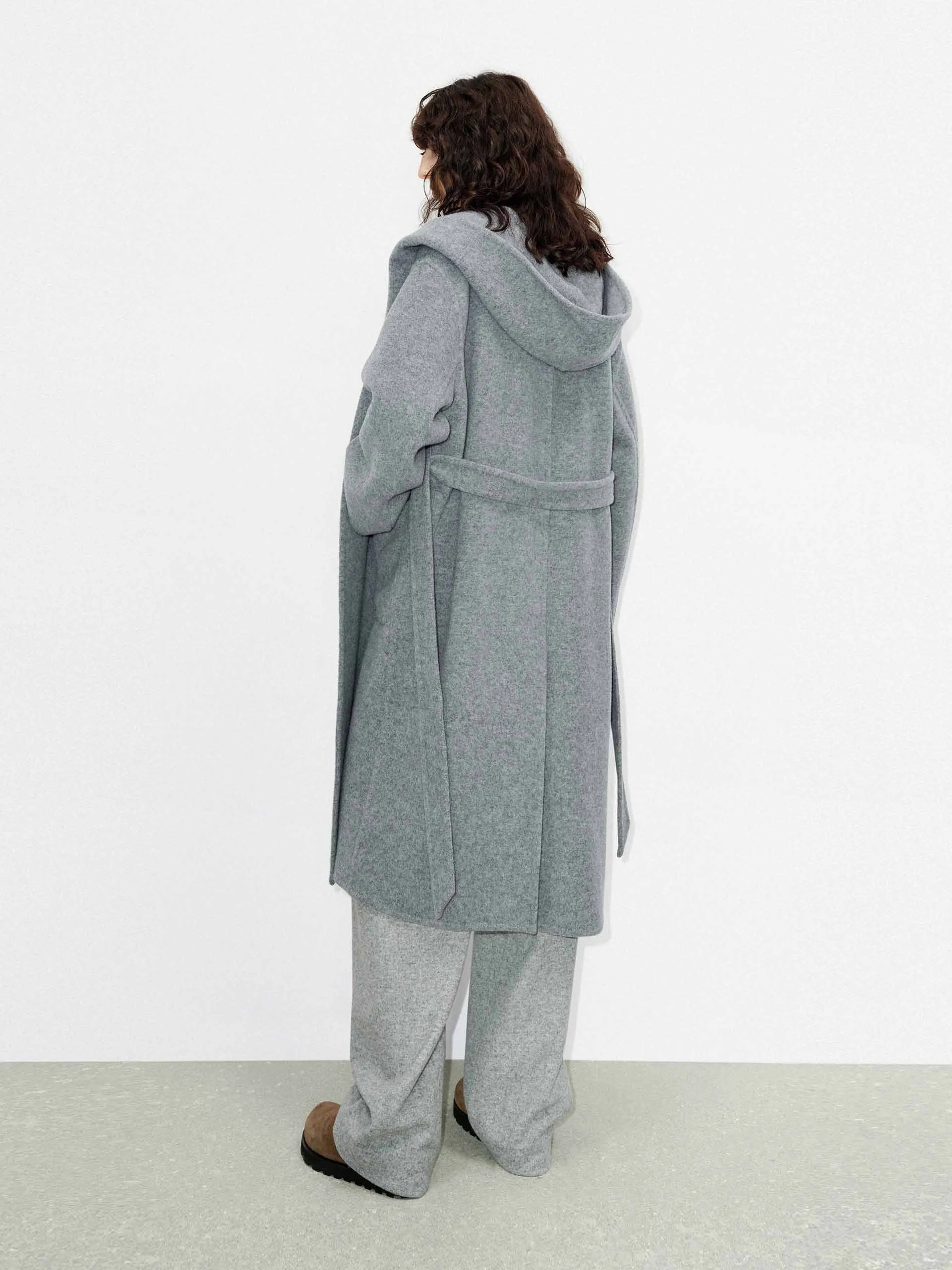 Include Belt Merino Wool Coat