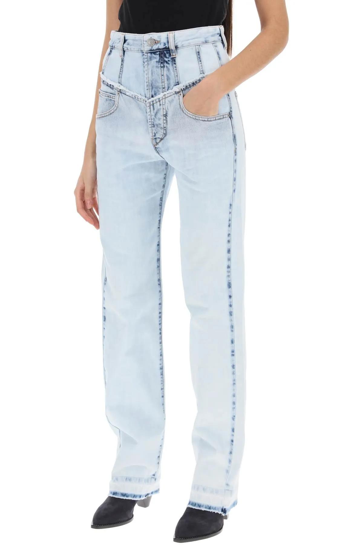 Isabel Marant noemie straight leg jeans