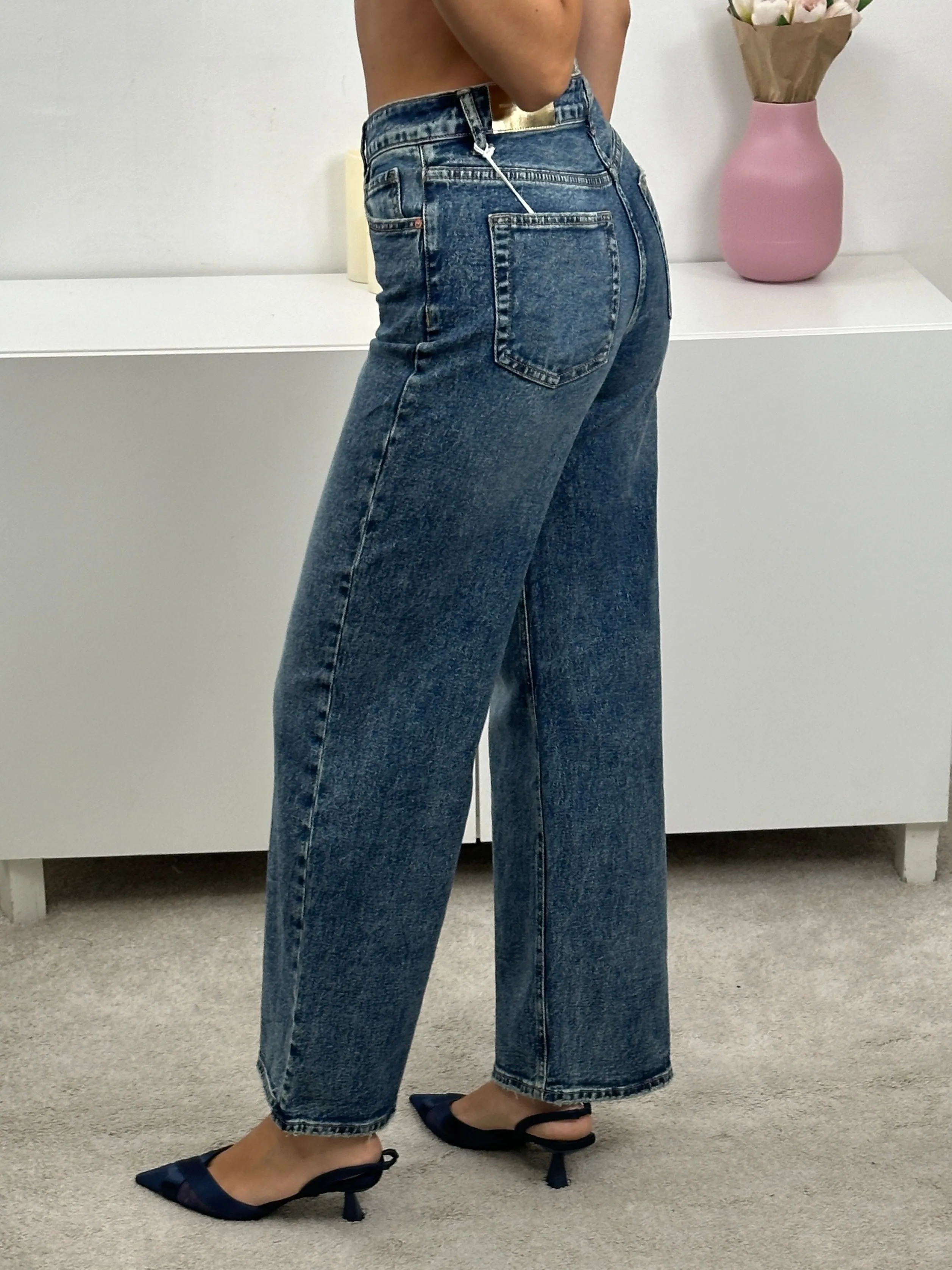 Jeans a palazzo basic