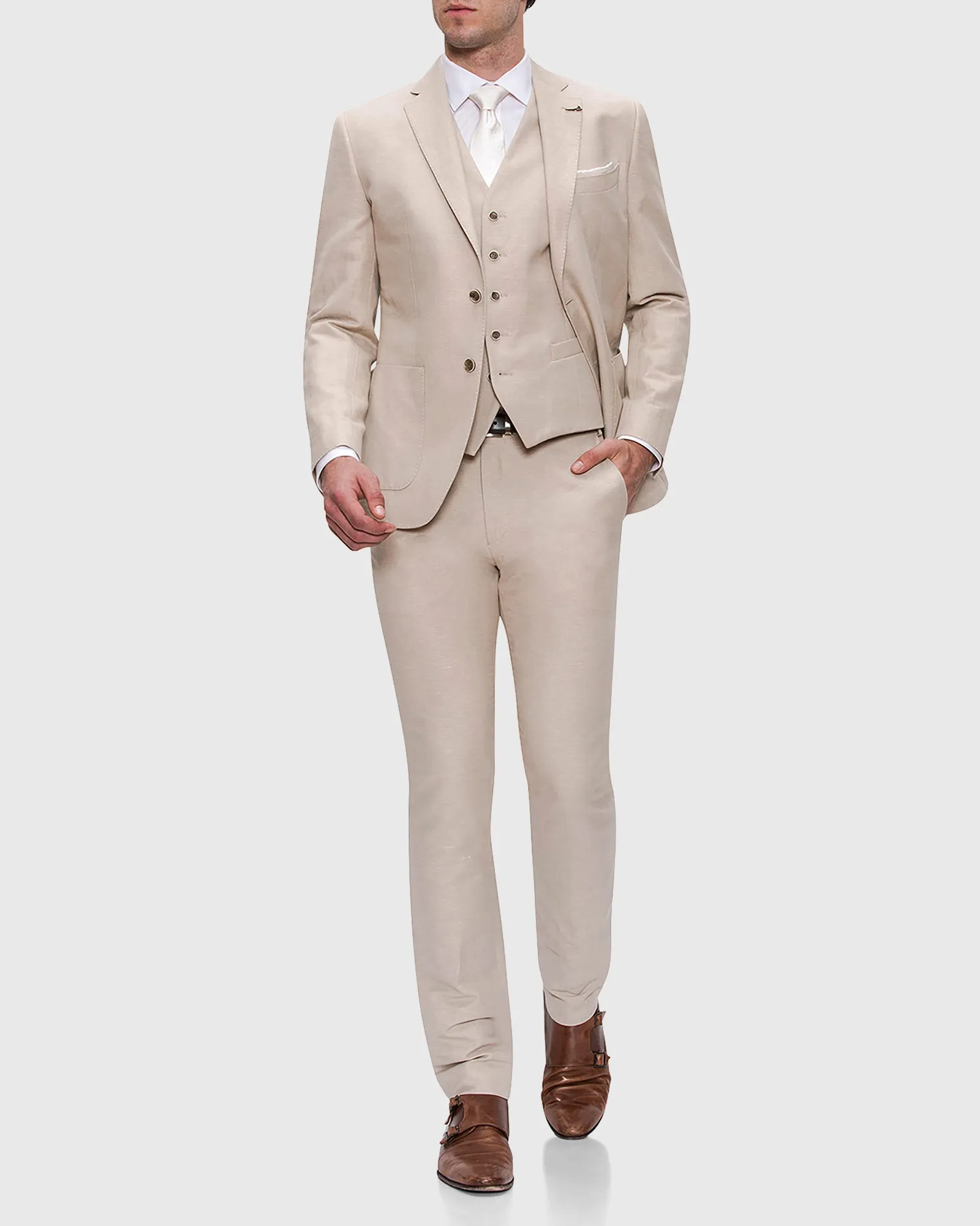 JOE BLACK FJD800-J SAND TOURIST SUIT TROUSER