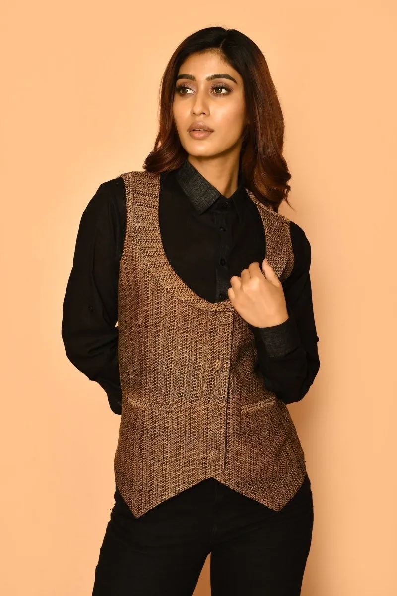 Kyra Handloom Womens Cotton Jacket