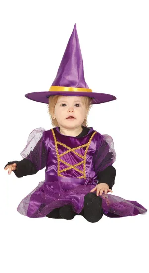 Little Purple Witch Toddler Costume