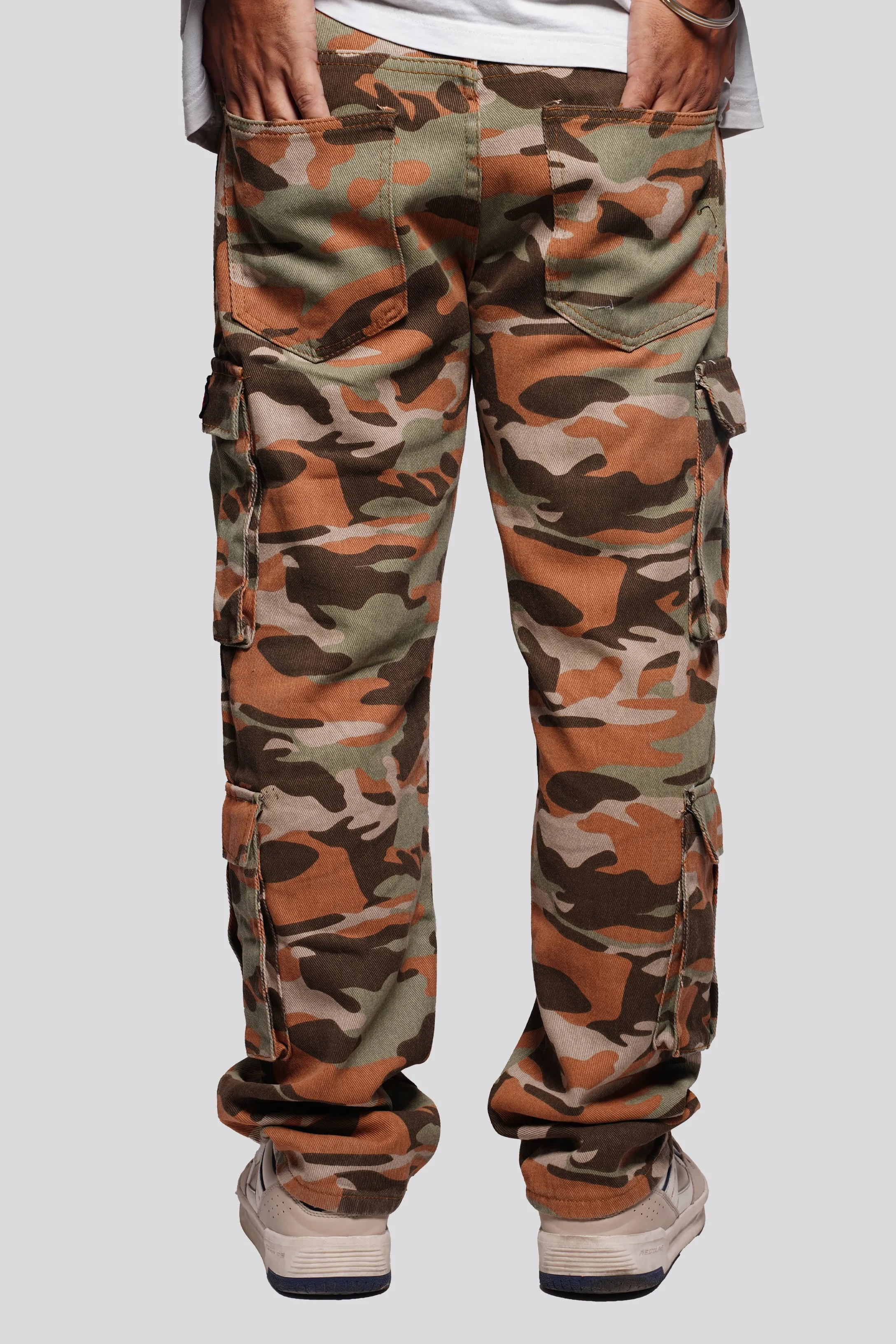 LOOSE FIT CAMO BAGGY FIT JEAN