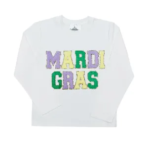 Mardi Gras Chenille Shirt