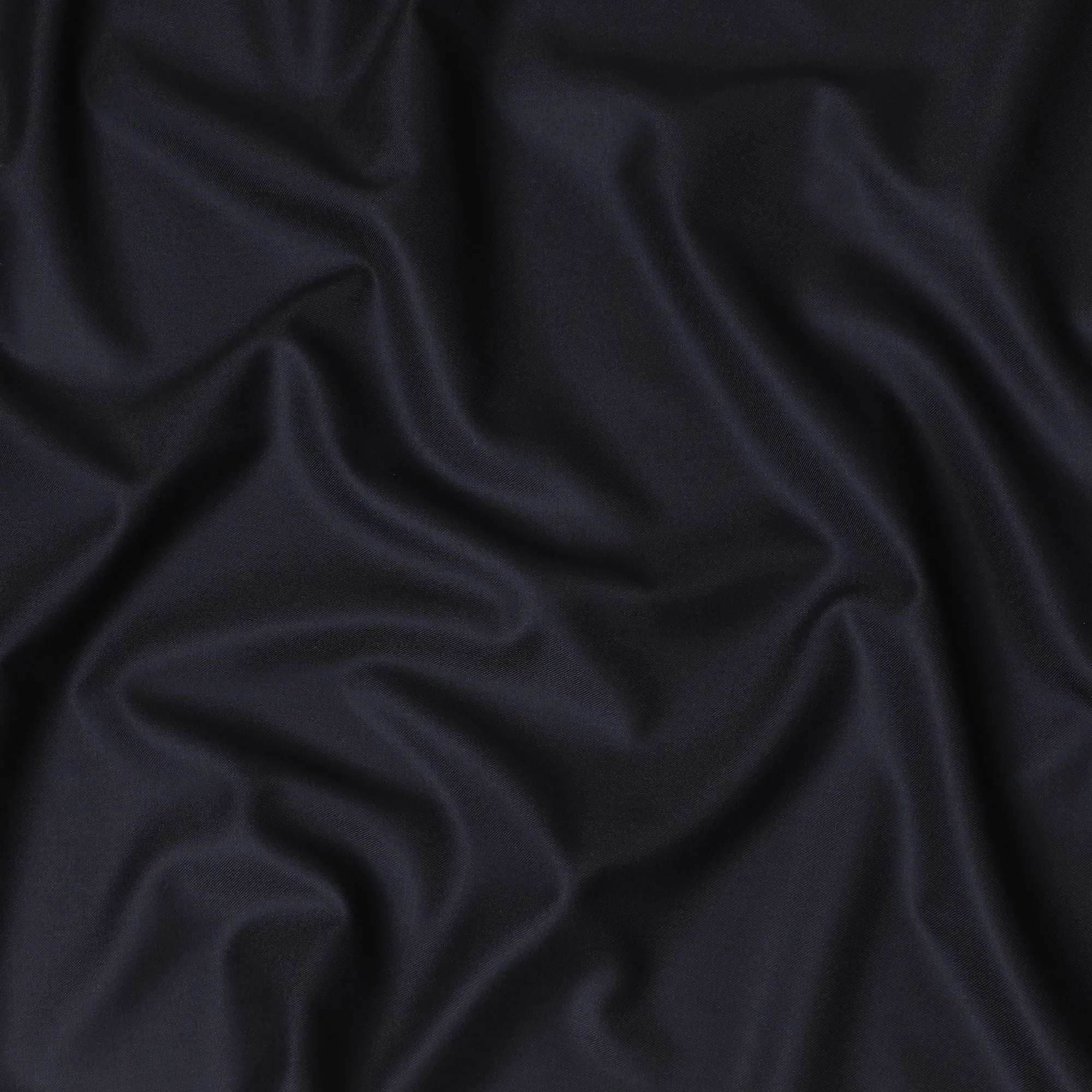 Midnight Blue SuperFine Merino Wool Fabric: 150cm Exclusive UK Suiting-D17554