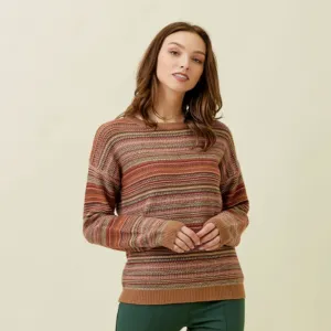 Multicolor Crew Neck Sweater