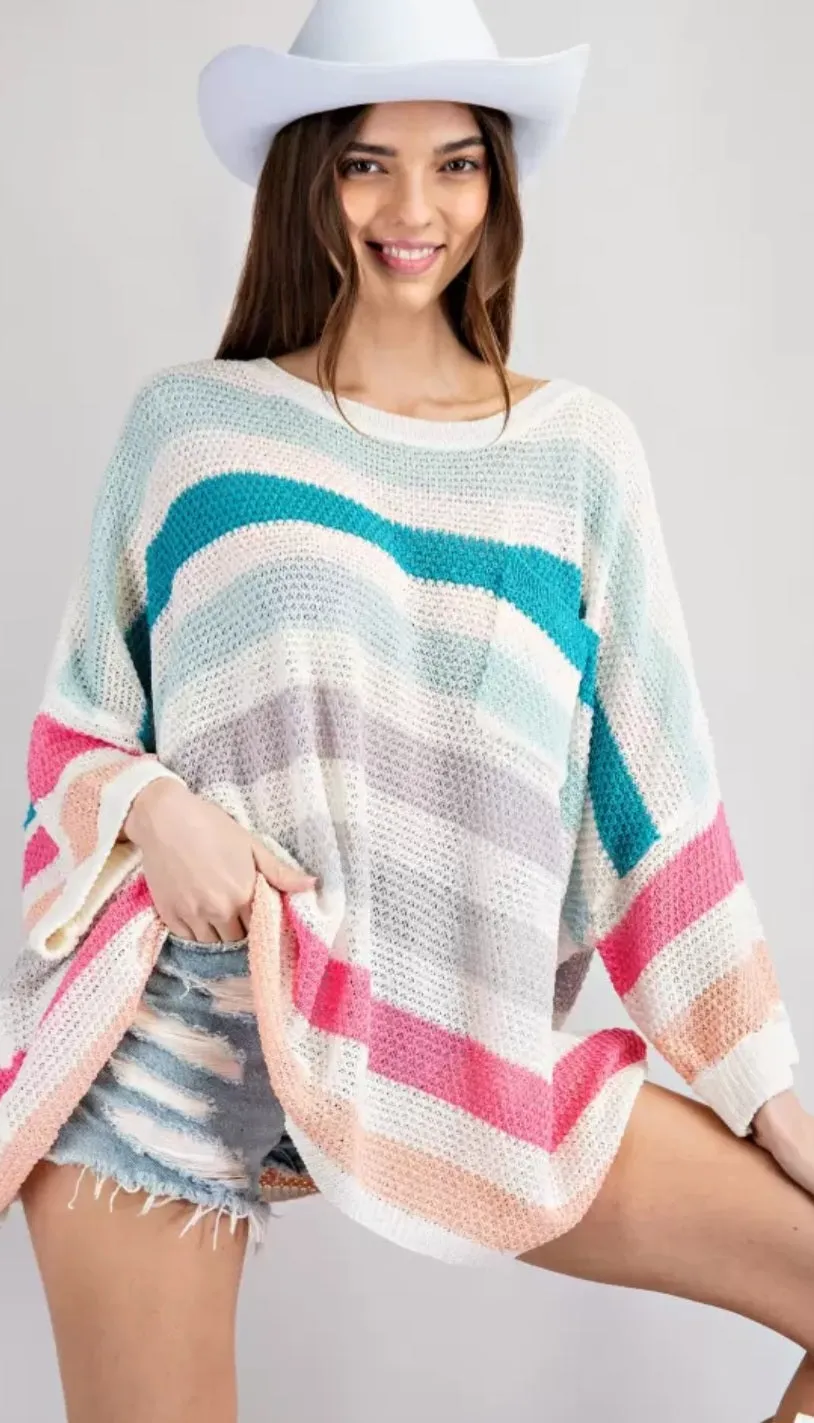 Multicolored sweater