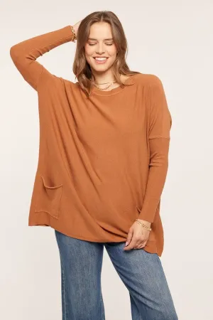 My New Favorite Soft Sweater Brown