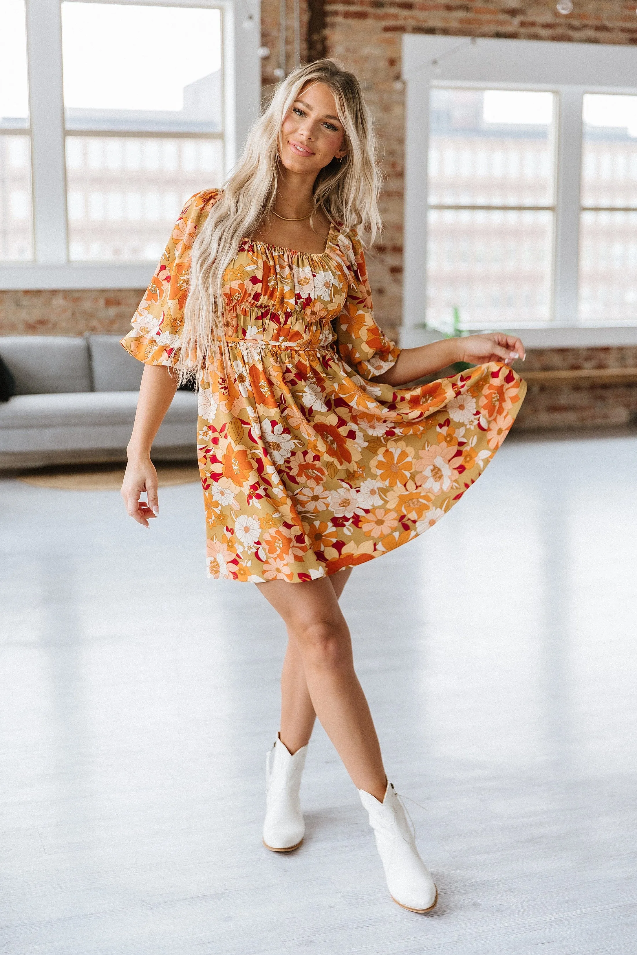 SALE - Mayble Half Sleeve Mini Dress | Size Small