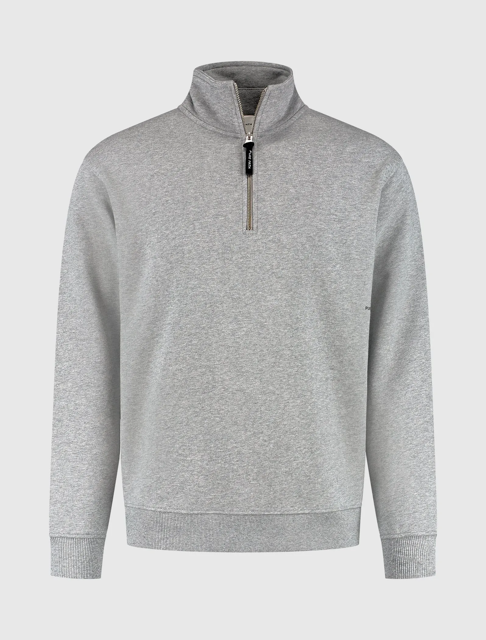 Sideline Wordmark Halfzip Sweater | Grey