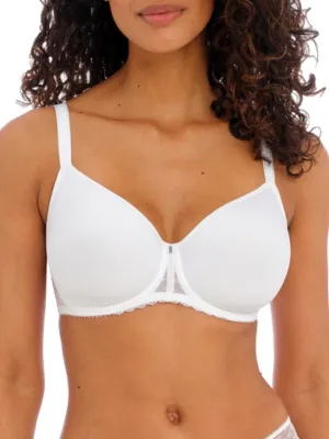 Signature Moulded Spacer Bra - White