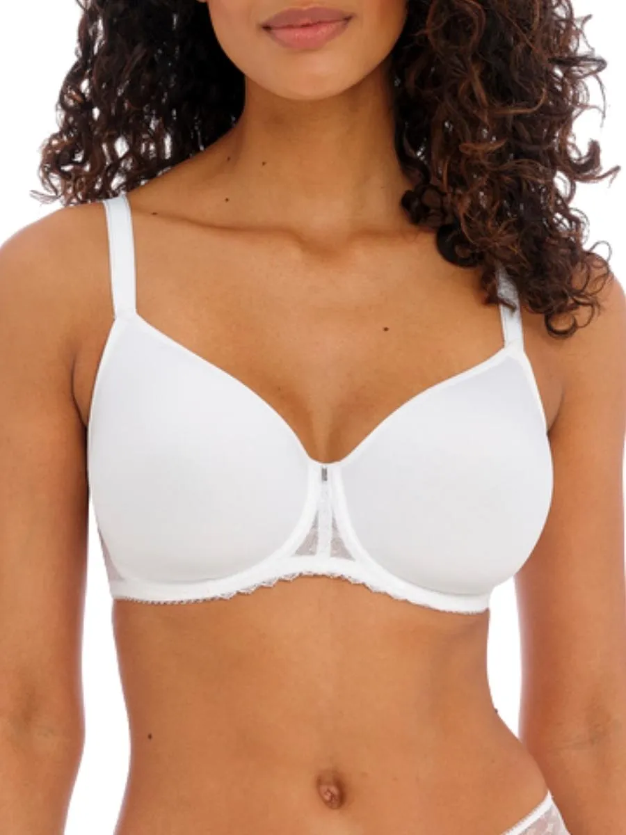 Signature Moulded Spacer Bra - White