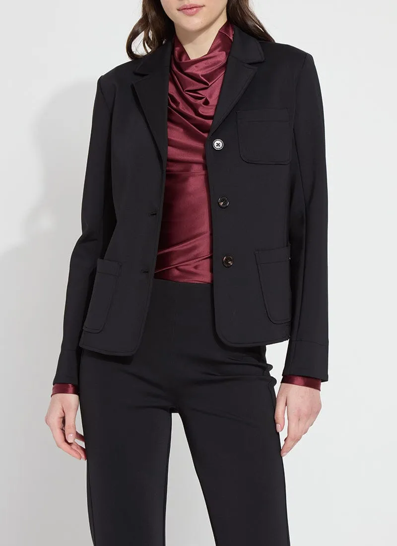 Spencer Neoprene Jacket | Black