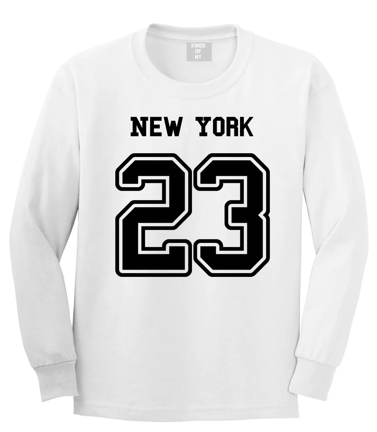 Sport Style New York 23 Team State Jersey Long Sleeve T-Shirt