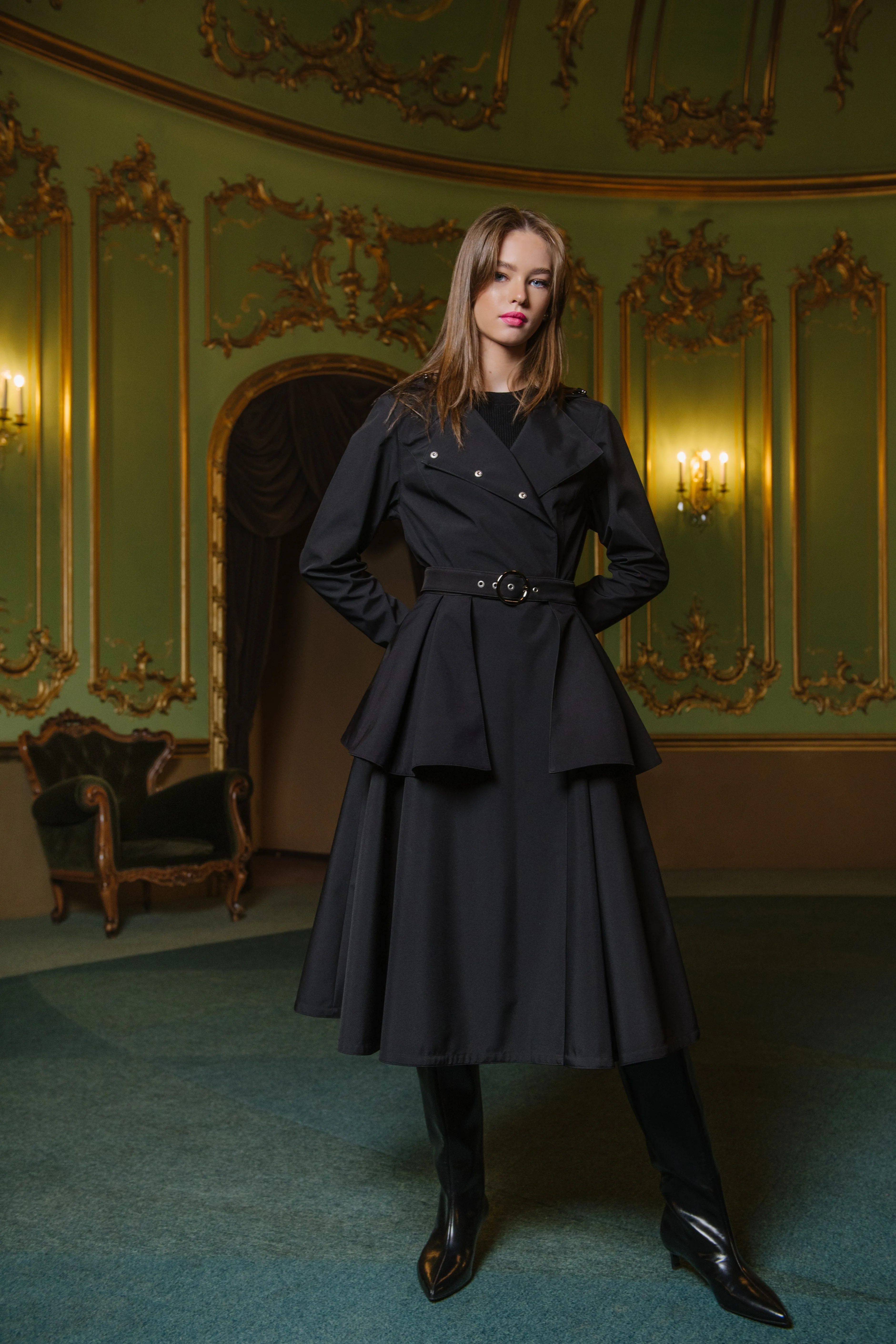 Timeless Raincoat Black