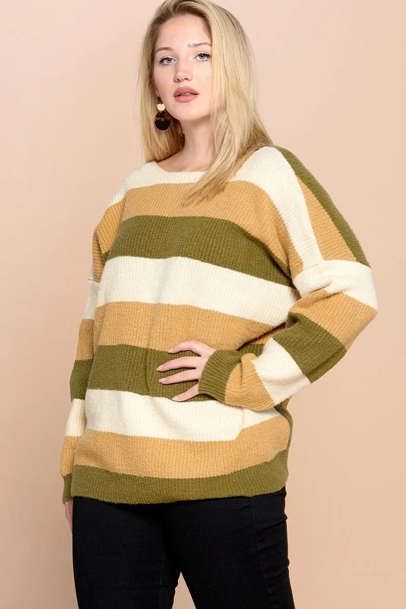 Twist Back Fall Sweater