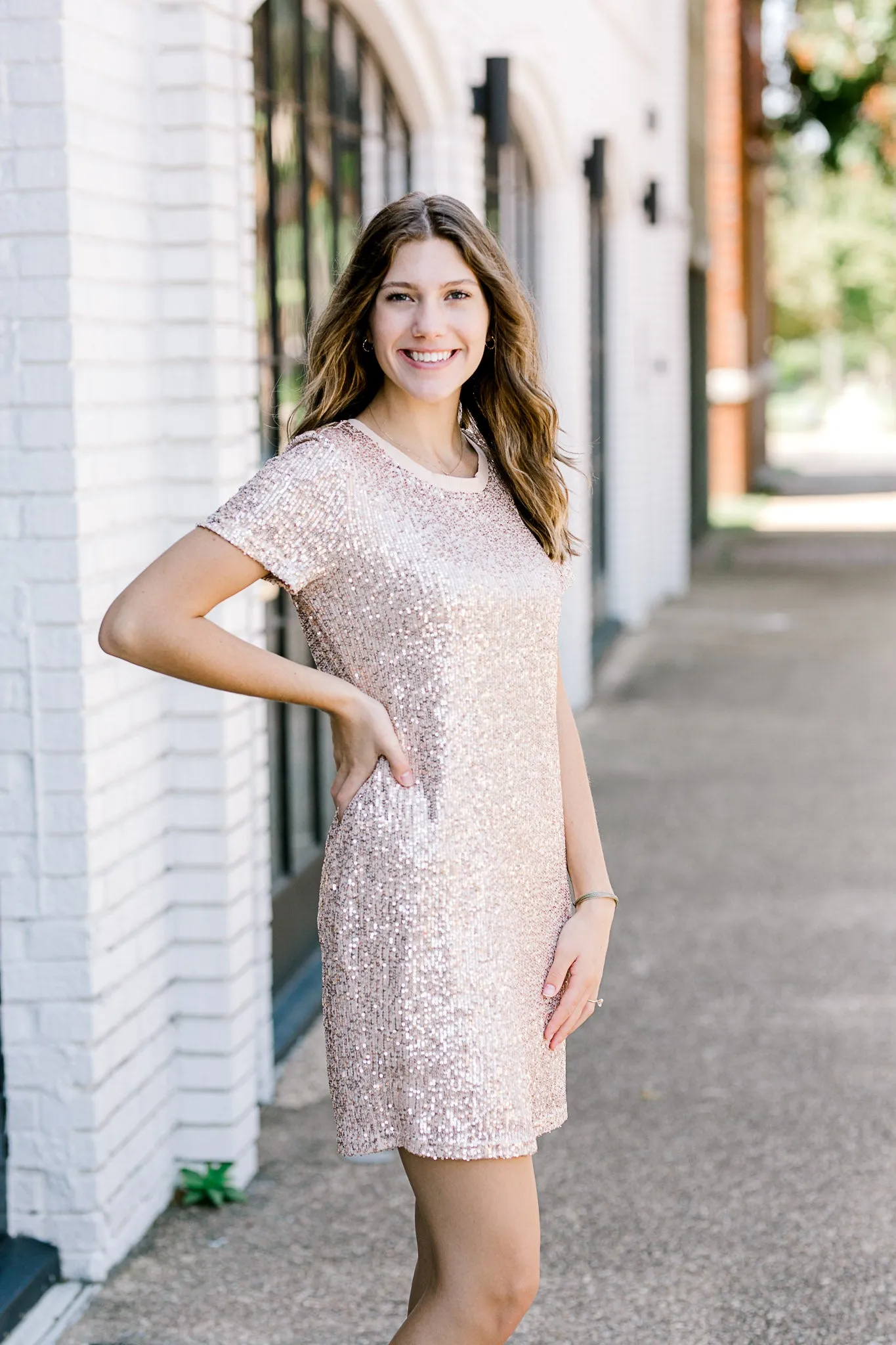 X Champagne Sparkle Dress